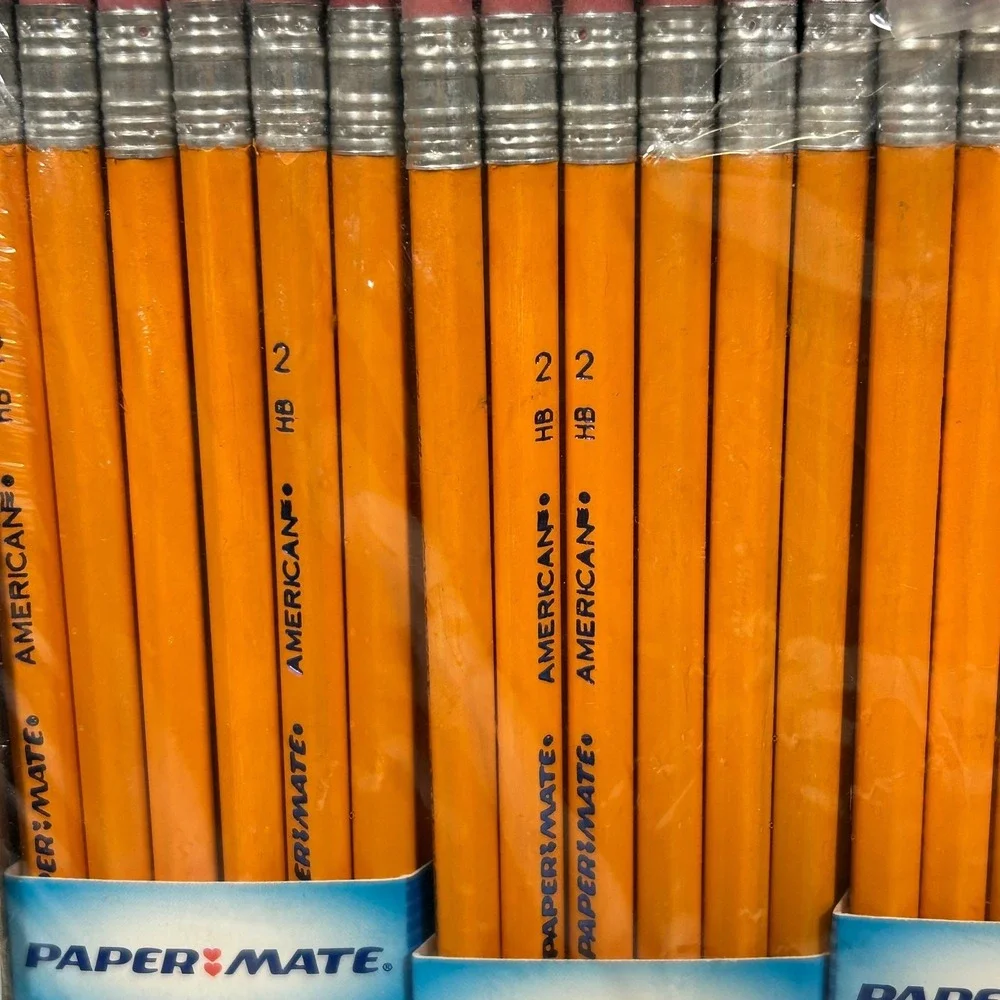 Vintage Paper Mate American Classic Wood Pencils 72 Pencils HB #2 USA Made 2003‎